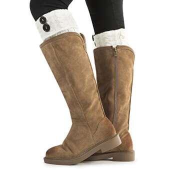 Women Boot Knit Cuffs,Short Crochet Leg Warmers, Variety of Styles Winter Warm Cuff Socks 3 Pairs by...