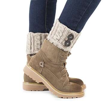 Women Boot Knit Cuffs for Warmth and Style
