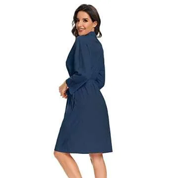 MZROCR Lightweight Cotton Robes for Women Comfort