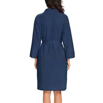 MZROCR Lightweight Cotton Robes for Women Comfort