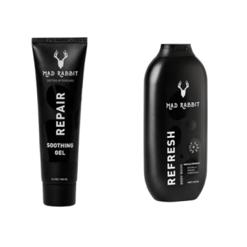 Mad Rabbit Tattoo Aftercare Gel & Refresh Wash Bundle - Ultimate Skin Care