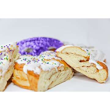Traditional King Cake by Nonna Randazzos - Shipped in Protective Box