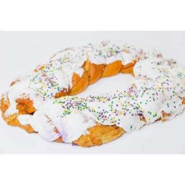 Traditional King Cake by Nonna Randazzos - Shipped in Protective Box