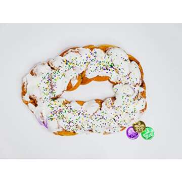 Traditional King Cake by Nonna Randazzos - Shipped in Protective Box
