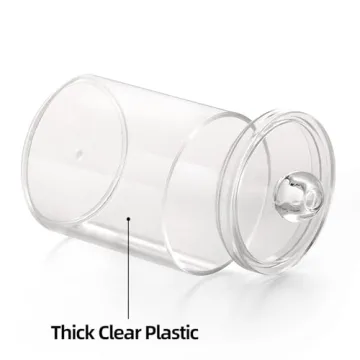 Tbestmax 4 Pack Qtip Holder for Bathroom Organization