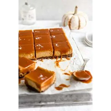 BB Candles Winter & Fall Collection - Natural Soy Hand Poured Fragrant Candles, Frosted Jars with Bamboo Lid, Home Decor & Relaxation, 90+ Hours Burn Time, 12oz (Fall Label - Salted Caramel Pumpkin)