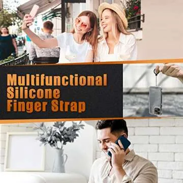 Kaptron Phone Lanyard Tether Set - Anti-Theft Phone Lanyard Tether with Phone Tether Tabs & Mini Phone Lanyard