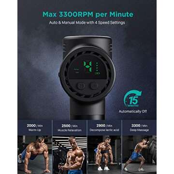 Opove M3 Pro Max Massage Gun for Athletes - Deep Tissue Relief