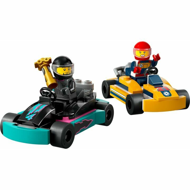 LEGO City Go-Karts Racing Toy Set for Kids 60400