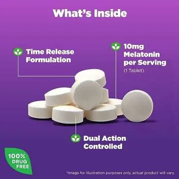 Natrol Advanced Sleep Melatonin 10mg for Restful Sleep