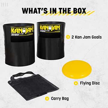 Kan Jam Original Disc Toss Game - Kan Jam Rookie, PRO and To-Go Disc Golf Sets with Illuminate LED F...