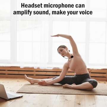 JETEHO Headset Microphone for Versatile Audio Solutions