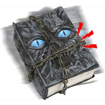 Spooky Indoor Halloween Magic Book Decor