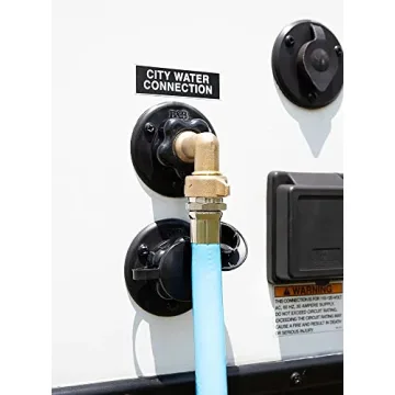 Camco 90-Degree Hose Elbow - Durable Brass Connection