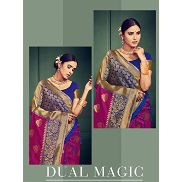 Stylish Elina Fashion Banarasi Silk Woven Saree for Women
