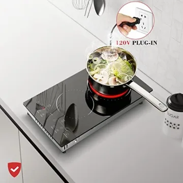 Hobsir 2 Burner Electric Cooktop, Compact & Efficient