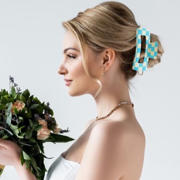 Paderison Checkered Hair Clips - Fun & Stylish Accessories