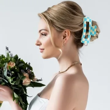 Paderison Checkered Hair Clips - Fun & Stylish Accessories