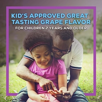 Allegra Children's 12HR Allergy Relief Non-drowsy Antihistamine Liquid, Grape Flavor, Alcohol-Free & Dye-Free, Fexofenadine HCl, 8 oz.