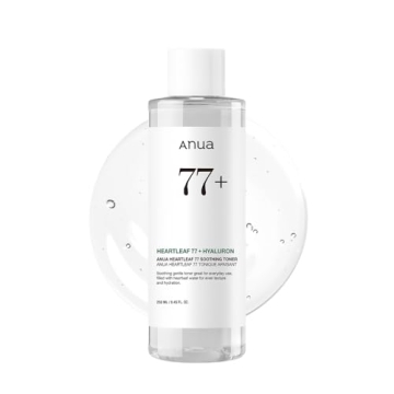 Anua Heartleaf 77 Soothing Toner I pH 5.5 Trouble Care, Calming Skin, Refreshing, Hydrating, Purifyi...