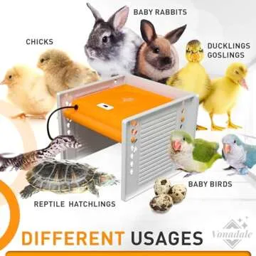 Chick Brooder Heating Plate - Chicken Brooder Heater with Adjustable Height and Angle, Digital Temperature Control, Energy-Efficient Chicken Brooder Heater Plate, Chick Brooder for 15 Baby Chick