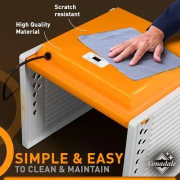 Chick Brooder Heating Plate - Chicken Brooder Heater with Adjustable Height and Angle, Digital Temperature Control, Energy-Efficient Chicken Brooder Heater Plate, Chick Brooder for 15 Baby Chick