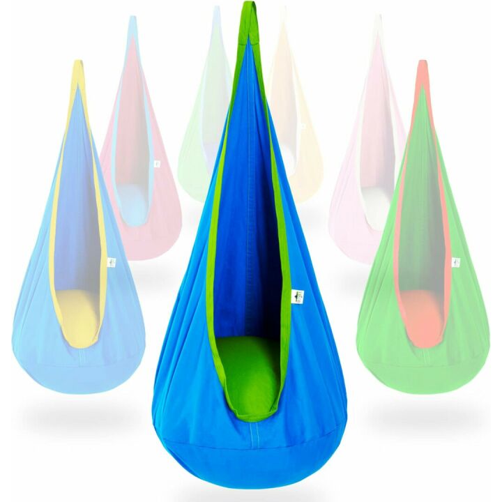 OUTREE Kids Pod Swing - Comfortable Cotton Hammock Chair