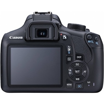Canon EOS Rebel T6 DSLR Camera Kit with WiFi NFC Black Renewed