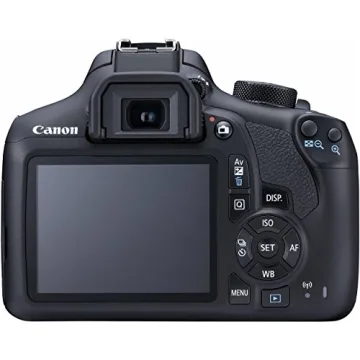 Canon EOS Rebel T6 DSLR Camera Kit with WiFi NFC Black Renewed