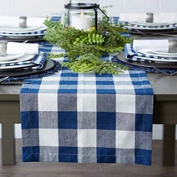 DII Buffalo Check Table Runner - 14x72 Classic Style