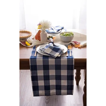 DII Buffalo Check Table Runner - 14x72 Classic Style