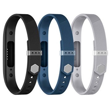 Fitbit Flex 2 Replacement Bands Durable Adjustable 3-Pack