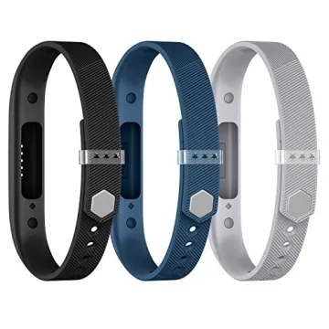 Fitbit Flex 2 Replacement Bands Durable Adjustable 3-Pack
