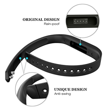 Fitbit Flex 2 Replacement Bands Durable Adjustable 3-Pack