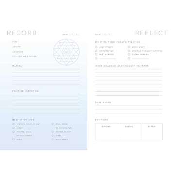 Meditation: 90-Day Reflection Journal for Mindfulness