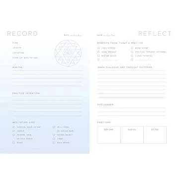 Meditation: 90-Day Reflection Journal for Mindfulness