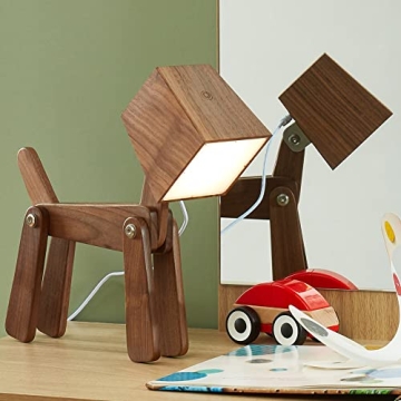 HROOME Cute Dog Lamp Dimmable Touch Control for Kids