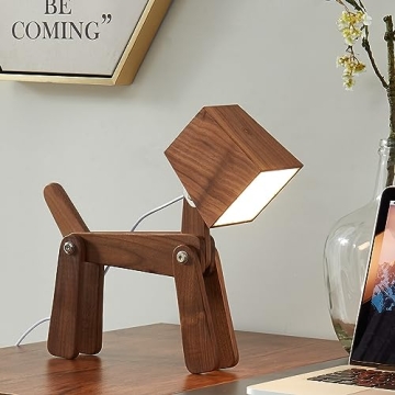 HROOME Cute Dog Lamp Dimmable Touch Control for Kids