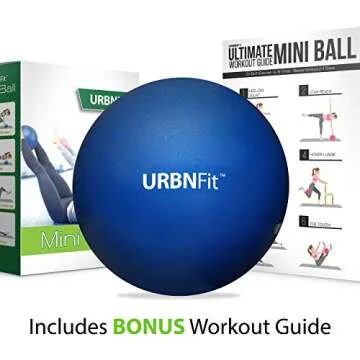 URBNFit 9-Inch Small Exercise Ball for Pilates and Yoga