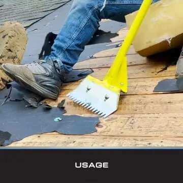 Tie Down Engineering Roof Ripper with Steel Handle | 47.5 inch Long, Weighs 7 lbs. | Roofing Tool | Shingle Remover | Pack of One