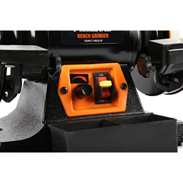 WEN 2.5-Amp Variable Speed Bench Grinder with Work Light