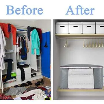 ComboCube 3Pcs Jumbo Zippered Storage Bag - Space Saver