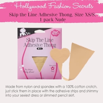 Hollywood Fashion Secrets Adhesive Thong for Seamless Coverage