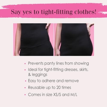 Hollywood Fashion Secrets Adhesive Thong for Seamless Coverage