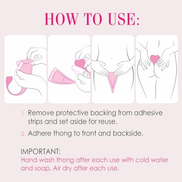 Hollywood Fashion Secrets Adhesive Thong for Seamless Coverage