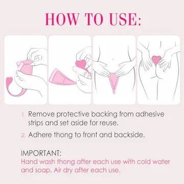 Hollywood Fashion Secrets Adhesive Thong for Seamless Coverage