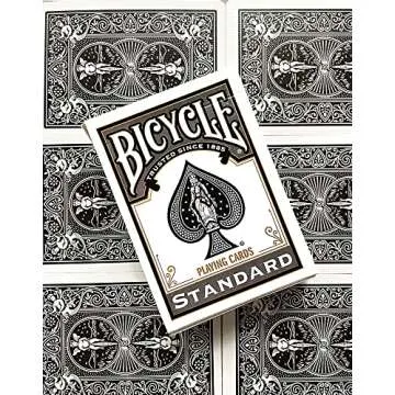 Bicycle Black Playing Cards, Standard Index, 1 Deck