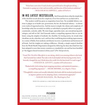 The Checklist Manifesto: How to Get Things Right