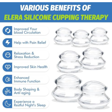ELERA Silicone Cupping Set for Therapy and Wellness