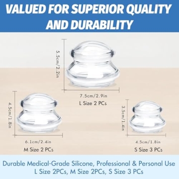 ELERA Silicone Cupping Set for Therapy and Wellness